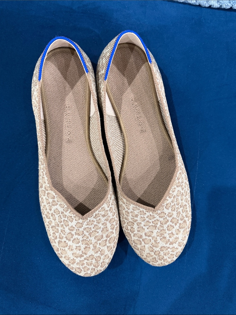 Rothy's The Flat in Portobello Spot Leopard Print Women’s Size 11